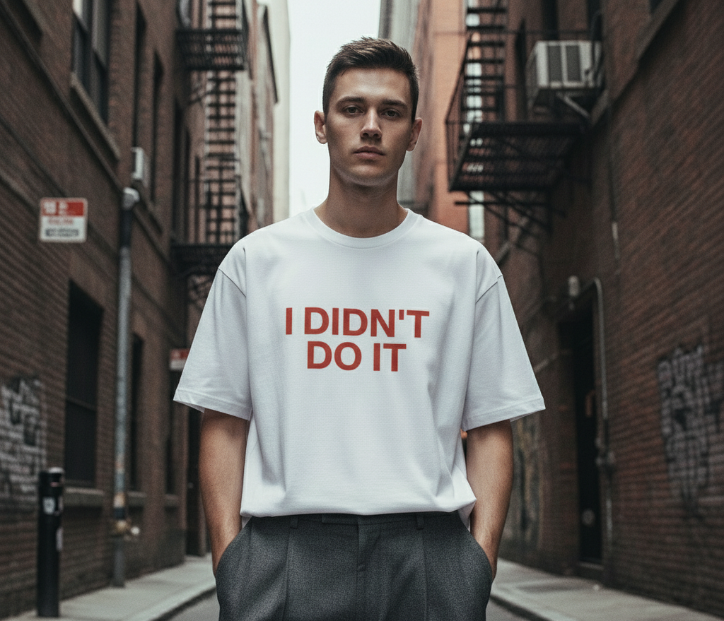 I Didn't Do It - Organic Cotton Tee
